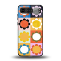 floral joy back phone cover | glass case for oneplus nord 4