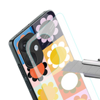 floral joy back phone cover | glass case for oneplus nord ce 3