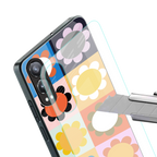 floral joy back phone cover | glass case for oneplus nord ce 4 lite