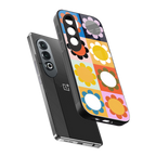 floral joy back phone cover | glass case for oneplus nord ce 4