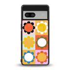 floral joy back phone cover | glass case for Google Pixel 7