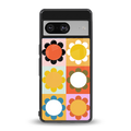 floral joy back phone cover | glass case for Google Pixel 8