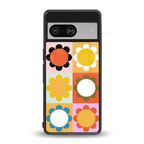 floral joy back phone cover | glass case for Google Pixel 8