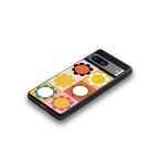 floral joy back phone cover | glass case for Google Pixel 8