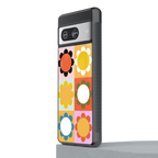 floral joy back phone cover | glass case for Google Pixel 8