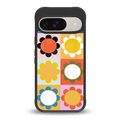 floral joy back phone cover | glass case for google pixel 9