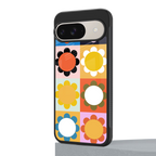 floral joy back phone cover | glass case for google pixel 9