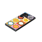 floral joy back phone cover | glass case for samsung galaxy s23 ultra