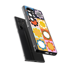 floral joy back phone cover | glass case for samsung galaxy s25 ultra
