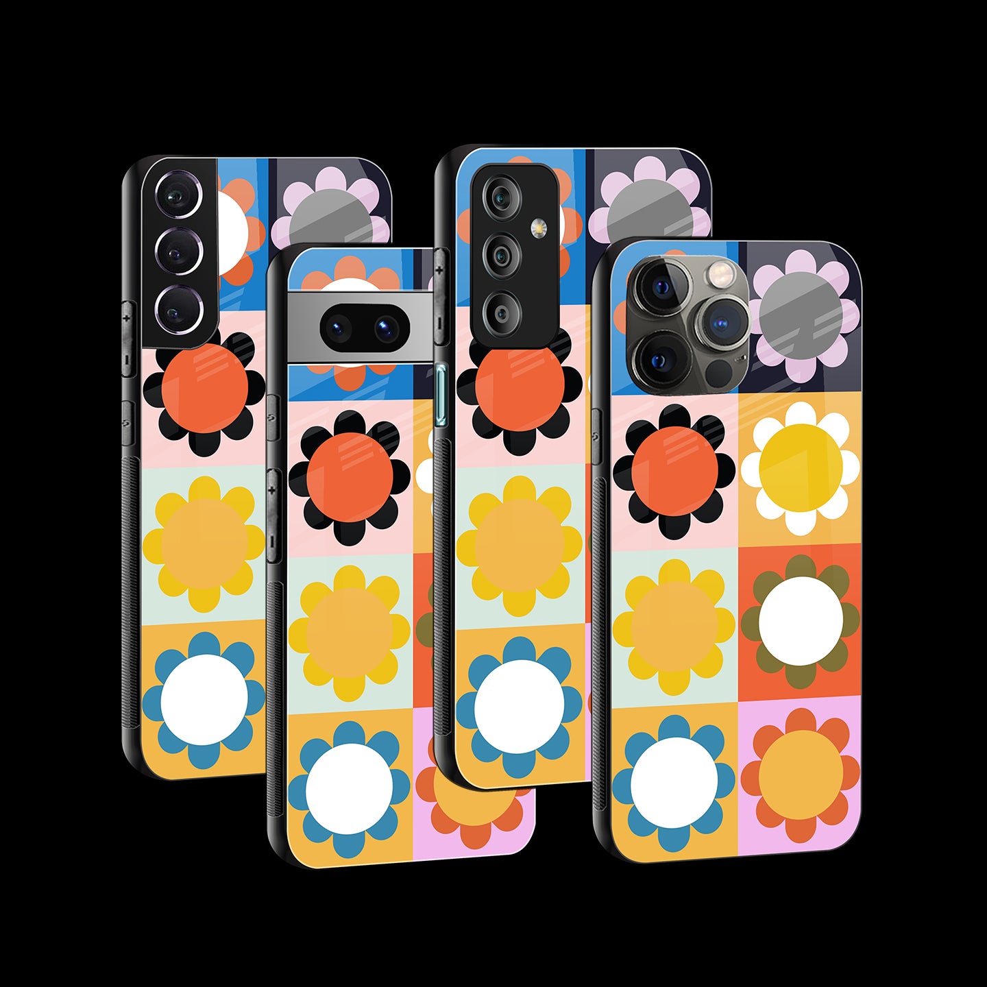 Floral Joy Phone Cover | Glass Case