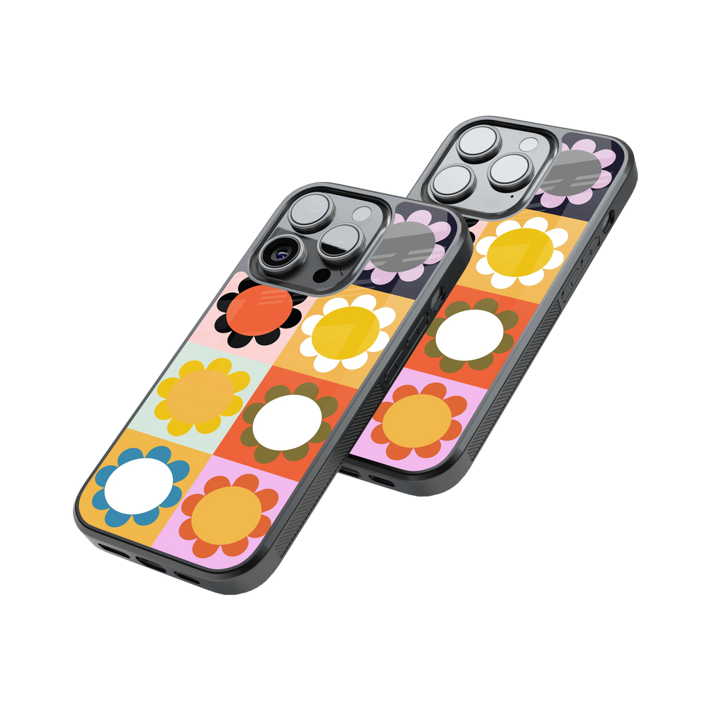 Protective Glass Back Phone Case Compatible with iPhone, Samsung, OnePlus, Pixel & More