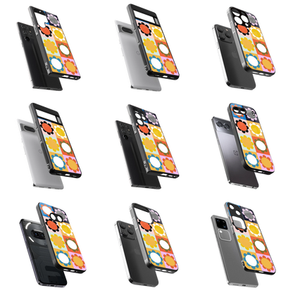 Durable Glass Back Mobile Case for iPhone, Samsung, OnePlus, Google Pixel, Redmi, Vivo, Oppo