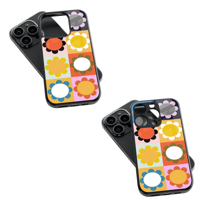 Trendy Glass Back Mobile Case for iPhone, Samsung, Redmi, OnePlus, Google Pixel, Motorola