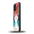 flowery eyes back phone cover | glass case for nothing phone 1