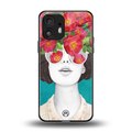 flowery eyes back phone cover | glass case for nothing phone 2