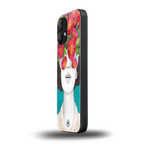 flowery eyes back phone cover | glass case for nothing phone 2