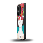 flowery eyes back phone cover | glass case for oneplus nord 3