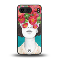 flowery eyes back phone cover | glass case for oneplus nord 4