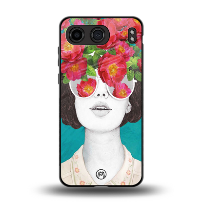 flowery eyes back phone cover | glass case for oneplus nord 4