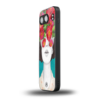 flowery eyes back phone cover | glass case for oneplus nord 4