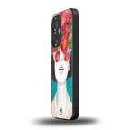 flowery eyes back phone cover | glass case for oneplus nord ce 3