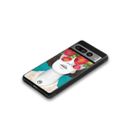 flowery eyes back phone cover | glass case for google pixel 7 pro