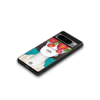 flowery eyes back phone cover | glass case for google pixel 8 pro