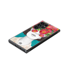 flowery eyes back phone cover | glass case for samsung galaxy s23 ultra