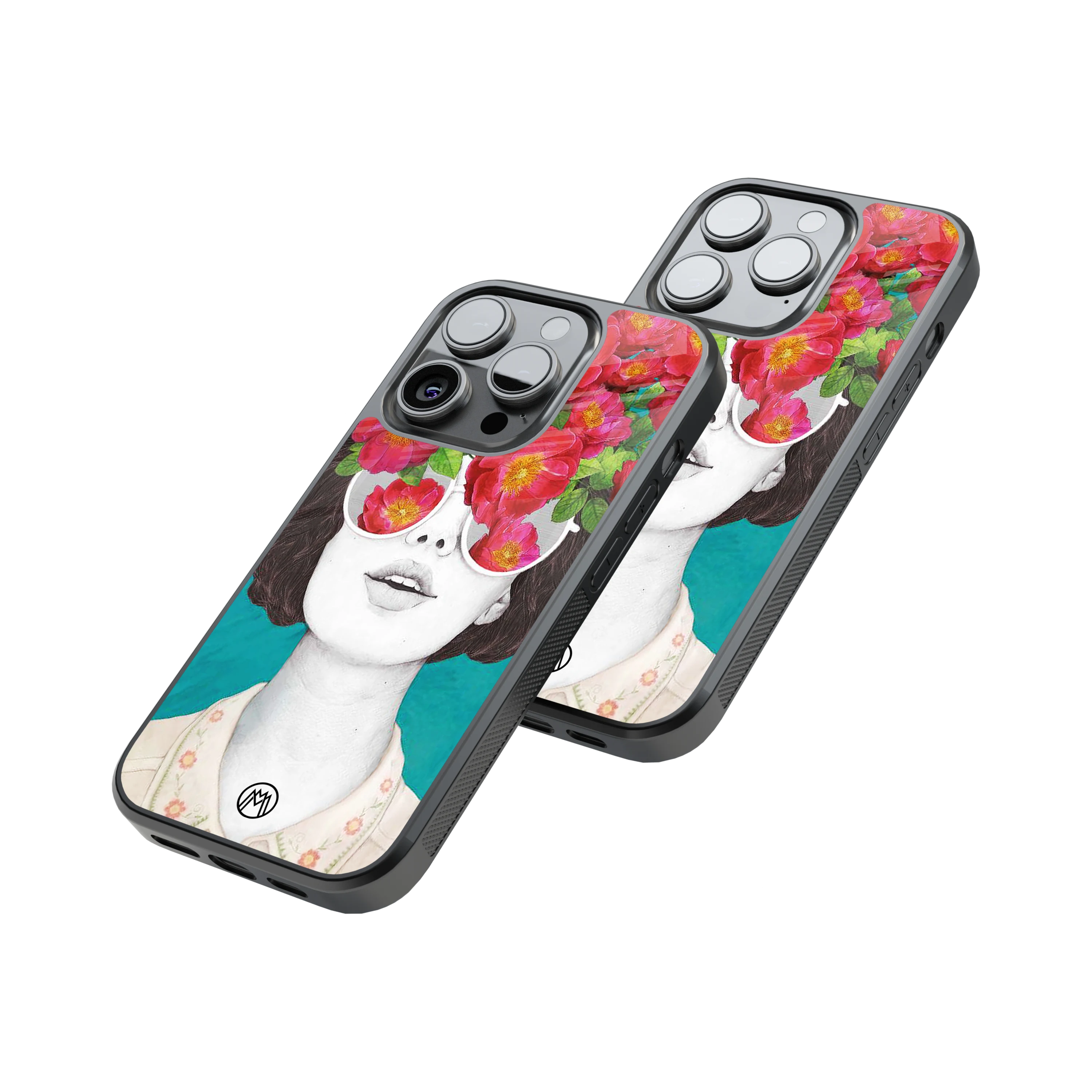 Protective Glass Back Phone Case Compatible with iPhone, Samsung, OnePlus, Pixel & More