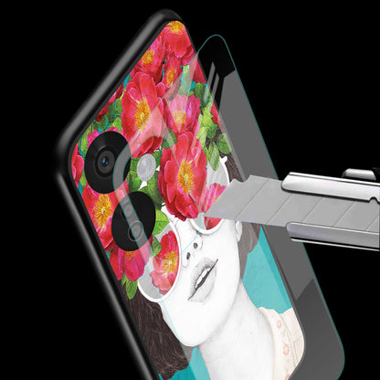 Flowery Eyes Phone Cover | Glass Case