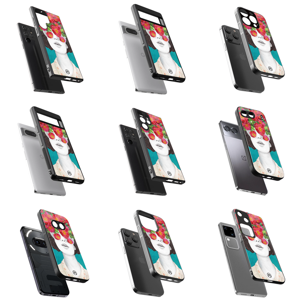 Durable Glass Back Mobile Case for iPhone, Samsung, OnePlus, Google Pixel, Redmi, Vivo, Oppo