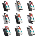 Durable Glass Back Mobile Case for iPhone, Samsung, OnePlus, Google Pixel, Redmi, Vivo, Oppo