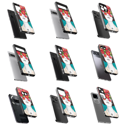 Durable Glass Back Mobile Case for iPhone, Samsung, OnePlus, Google Pixel, Redmi, Vivo, Oppo