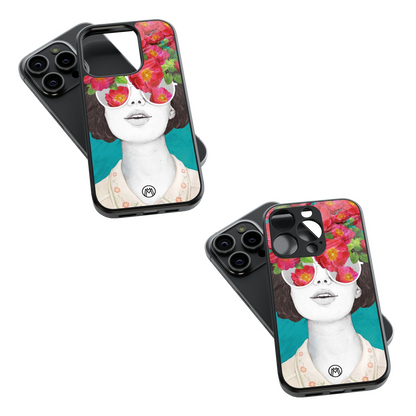 Trendy Glass Back Mobile Case for iPhone, Samsung, Redmi, OnePlus, Google Pixel, Motorola