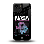 fly me to the moon back phone cover | glass case for iphone 13 mini