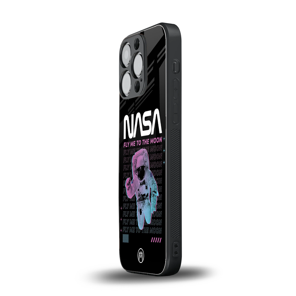 fly me to the moon back phone cover | glass case for iphone 13 pro