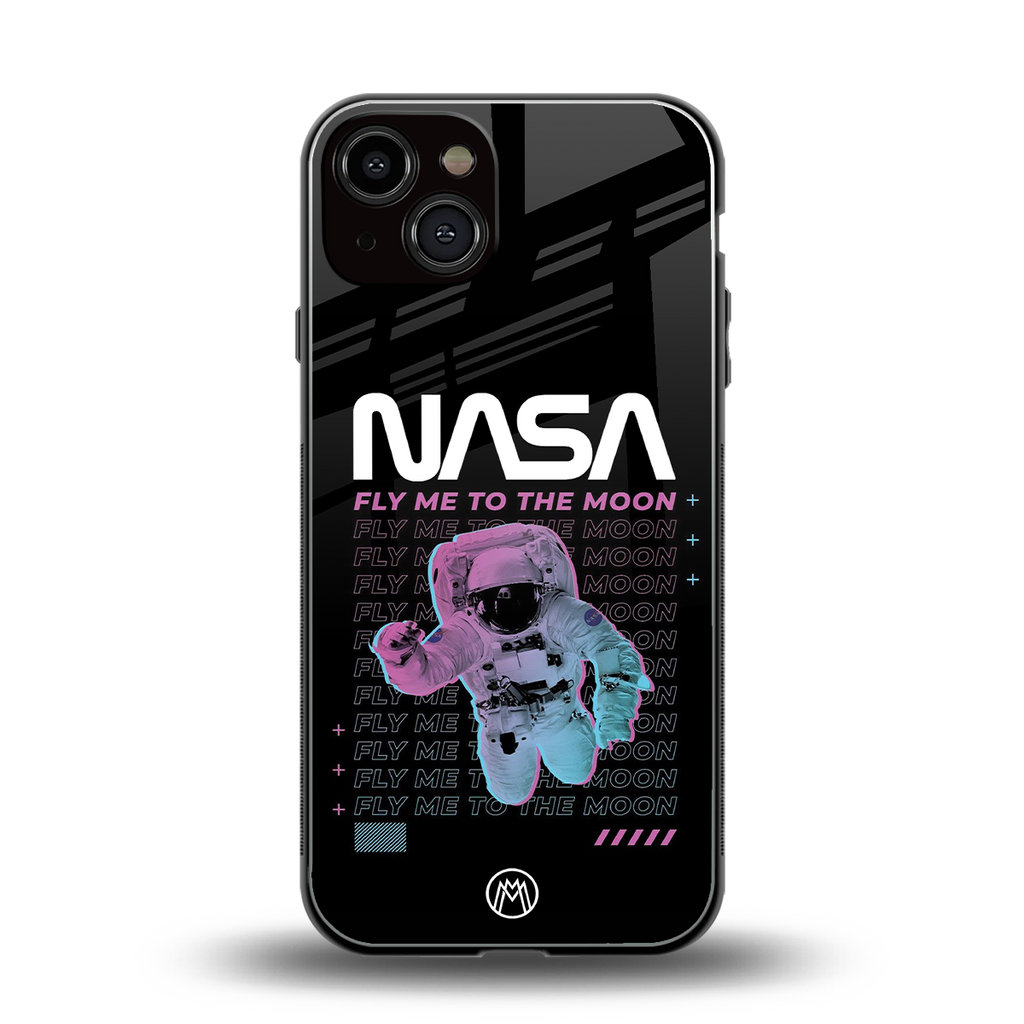 fly me to the moon back phone cover | glass case for iphone 13