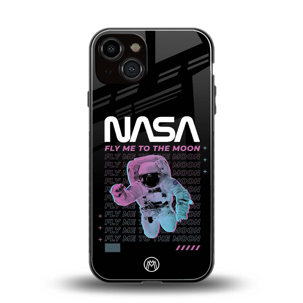 fly me to the moon back phone cover | glass case for iphone 13