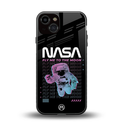 fly me to the moon back phone cover | glass case for iphone 13