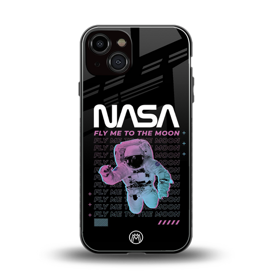 fly me to the moon back phone cover | glass case for iphone 13