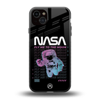 fly me to the moon back phone cover | glass case for iphone 15 plus