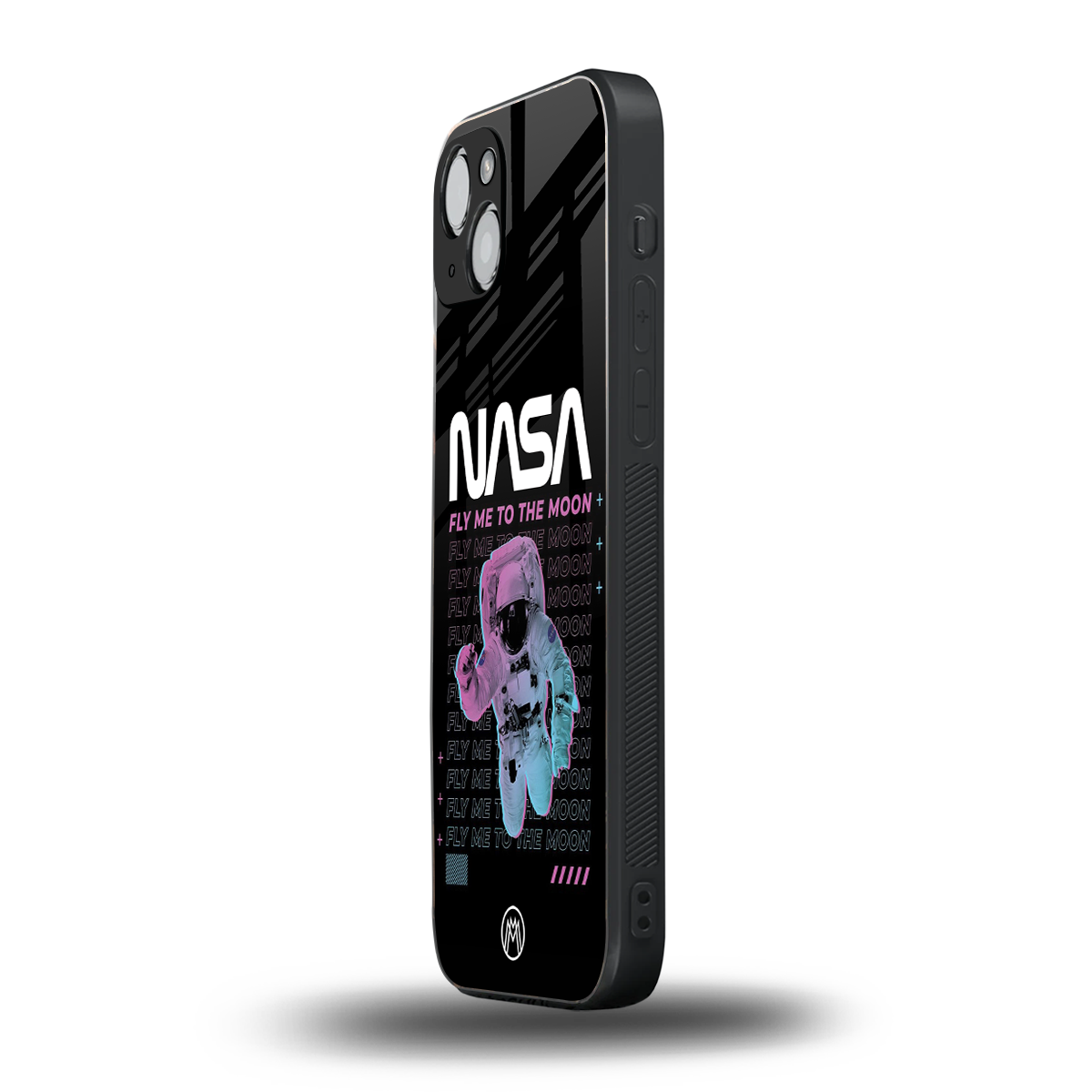 fly me to the moon back phone cover | glass case for iphone 14