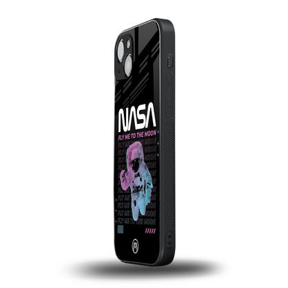 fly me to the moon back phone cover | glass case for iphone 14