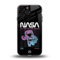 fly me to the moon back phone cover | glass case for iphone 16 pro max