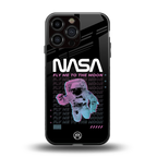 fly me to the moon back phone cover | glass case for iphone 16 pro max