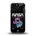 fly me to the moon back phone cover | glass case for iphone 16 pro