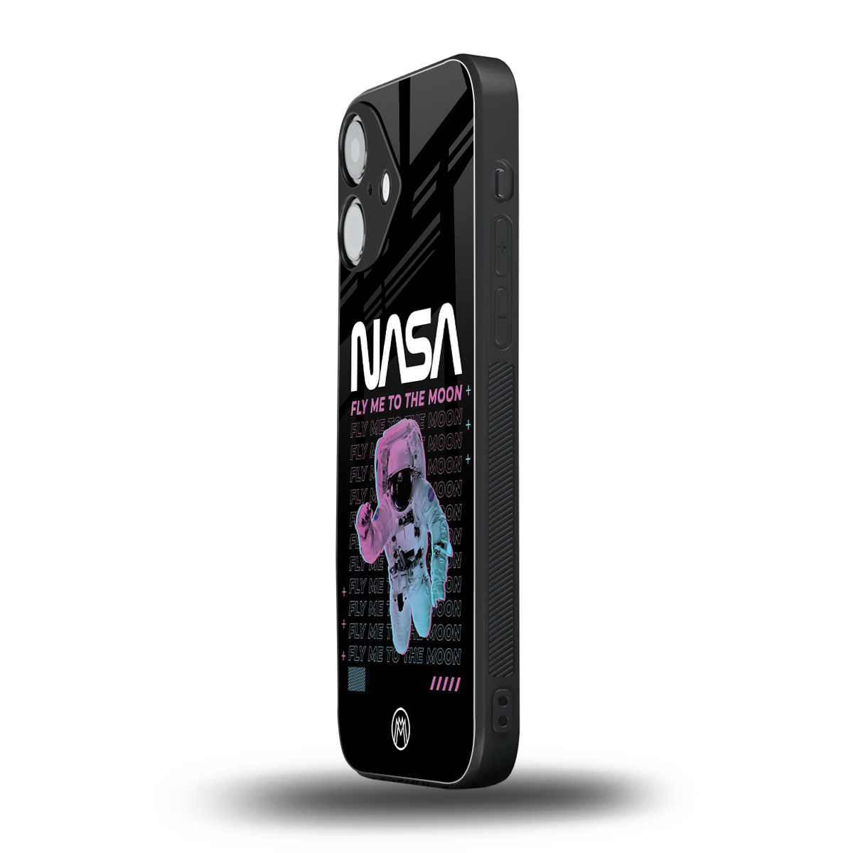 fly me to the moon back phone cover | glass case for iphone 16