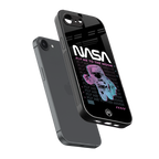 fly me to the moon back phone cover | glass case for iphone 16e