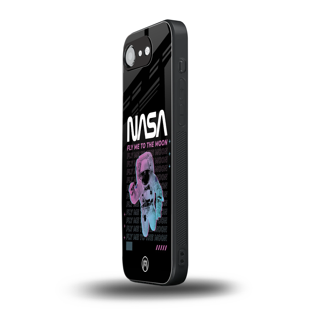 fly me to the moon back phone cover | glass case for iphone 16e