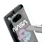 fly me to the moon back phone cover | glass case for iphone 16e